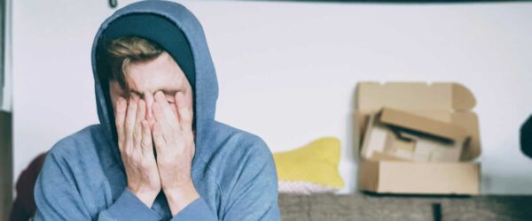 person experiencing burnout