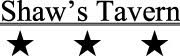 Shaw's Tavern ITT logo